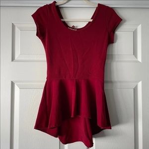 NWT Peplum Top